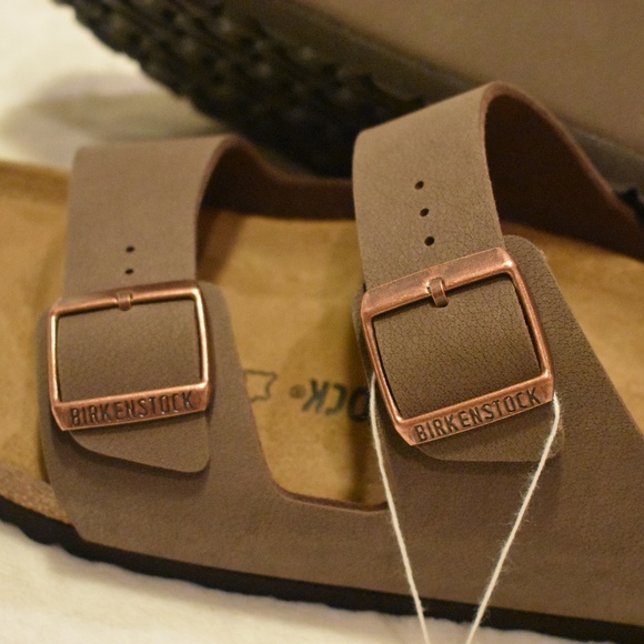 Birkenstock Arizona Birkibuc mocha narrow fit - Picture 4 of 4